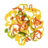 Tri-Color Mixed Pepper Strips