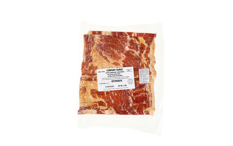 1/2 Thick Sliced Applewood Bacon 4-1 CT