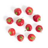 Hot Red Cherry Peppers