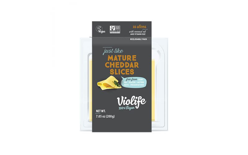 Vegan Mature Cheddar Slices Retail
