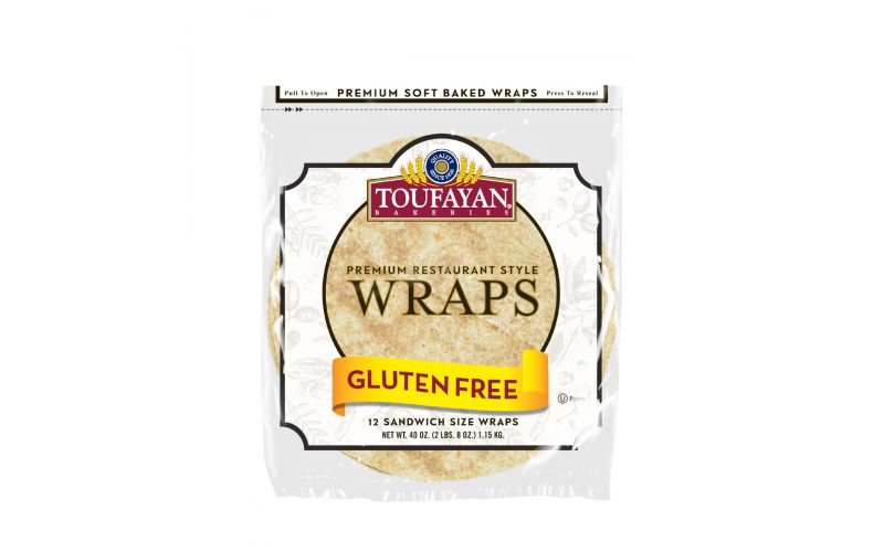 Gluten Free 12 Plain Wraps